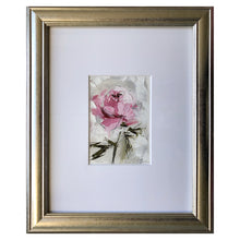 Load image into Gallery viewer, “Peony Vignette VII” 7x5” Oil/Graphite on Paper