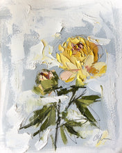 Load image into Gallery viewer, “PEONY VIGNETTE XXXIII” 16.5x13.5 (10x8) Oil/Graphite on Paper