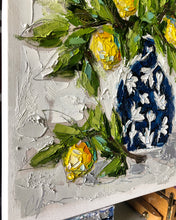 Load image into Gallery viewer, Lemons in Chinoiserie Commission