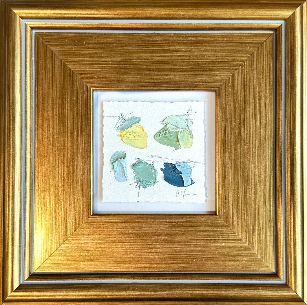 “Study No. 18 2025” 9x9” Oil on Paper