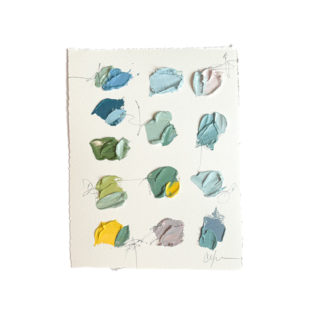 “Study No. 26 2025” 7.5x6” Oil on Paper