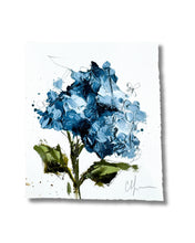 Load image into Gallery viewer, “Hydrangeas V | 2025” 5.75x6.75” Oil on Paper