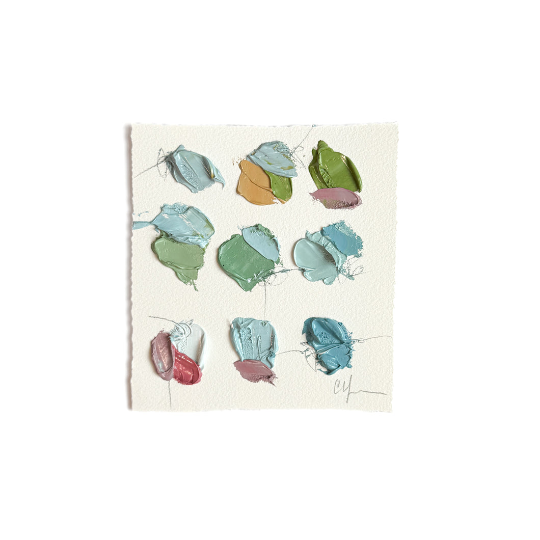 “Study No. 2 2025” 5.5x6” Oil on Paper