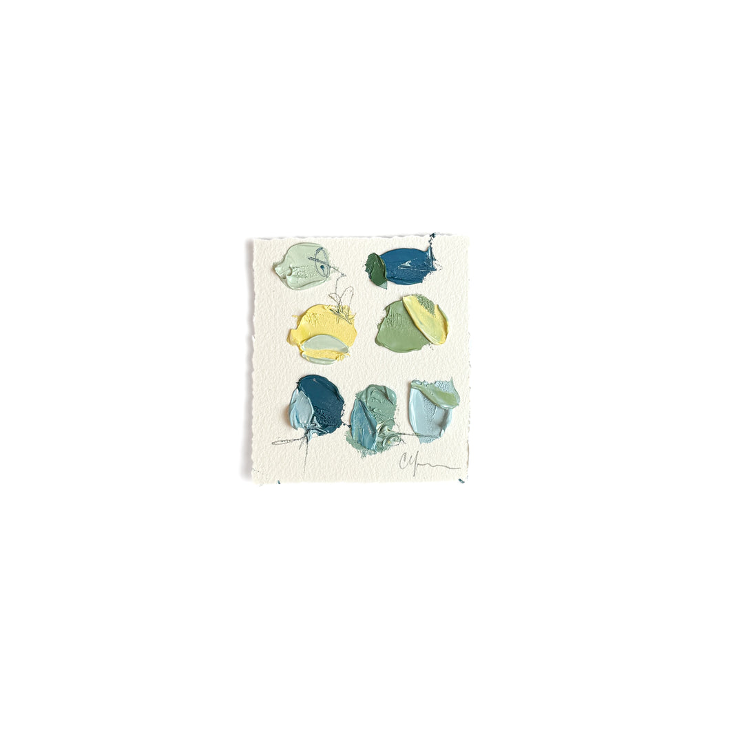 “Study No. 21 2025” 3.5x4” Oil on Paper
