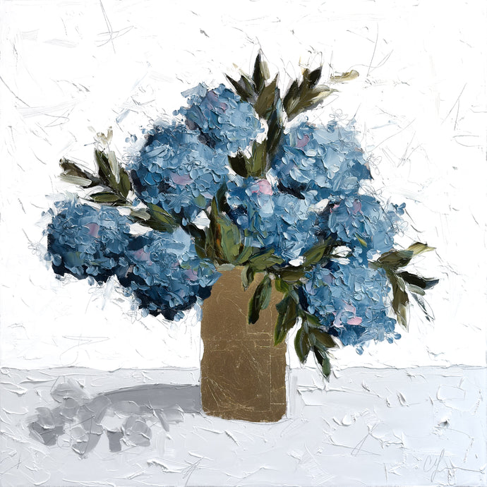 “Hydrangea in Gold