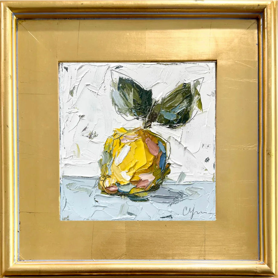 “Lemon 8x8 Oil on Canvas