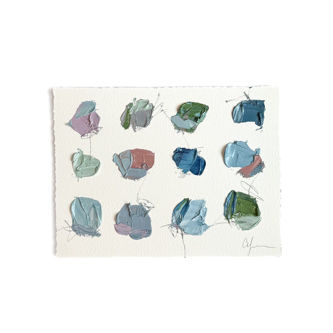 “Study No. 25 2025” 7.5x6” Oil on Paper
