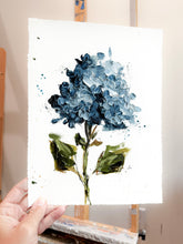 Load image into Gallery viewer, “Hydrangeas II | 2025” 11.5x 8.75” Oil on Paper
