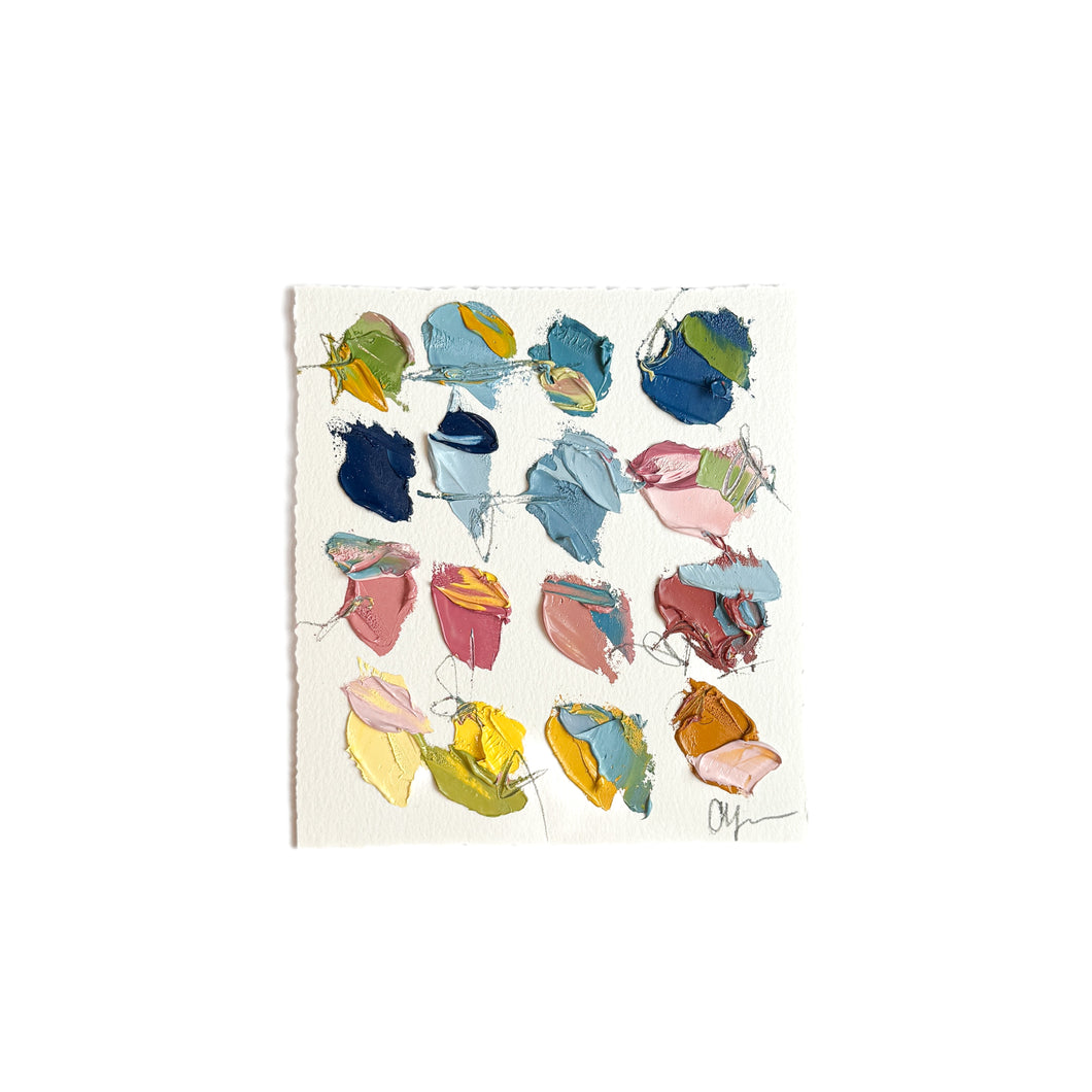 “Study No. 28 2025” 5.5x6” Oil on Paper