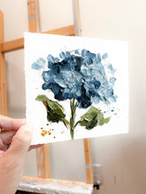 Load image into Gallery viewer, “Hydrangeas VI | 2025” 6.25x6.75” Oil on Paper