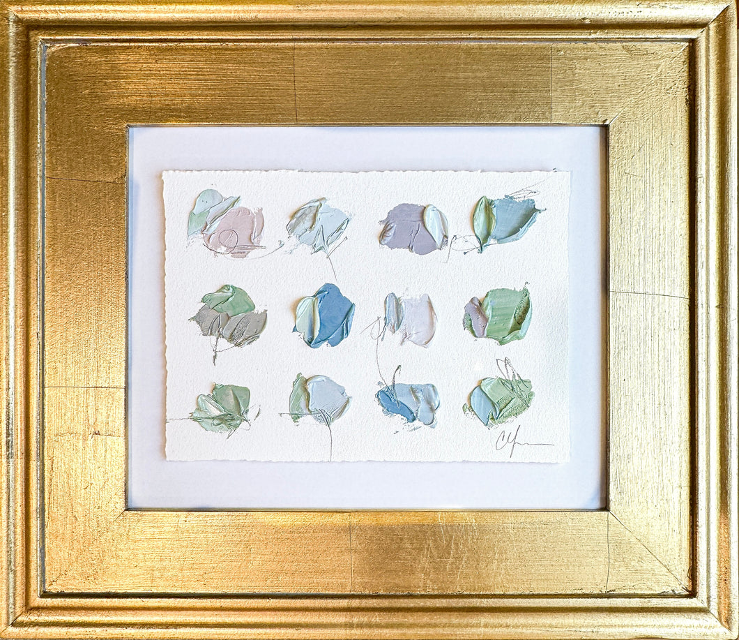 “Study No. 15 2025” 13x15” Oil on Paper