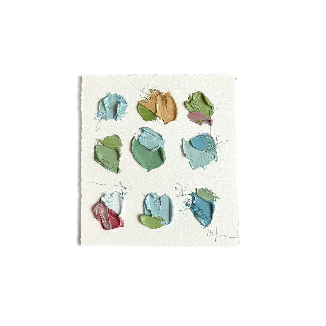 “Study No. 1, 2025” 5.5x6” Oil on Paper