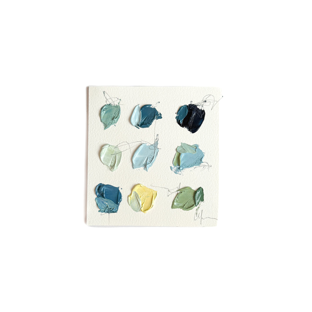 “Study No. 27 2025” 5x5” Oil on Paper