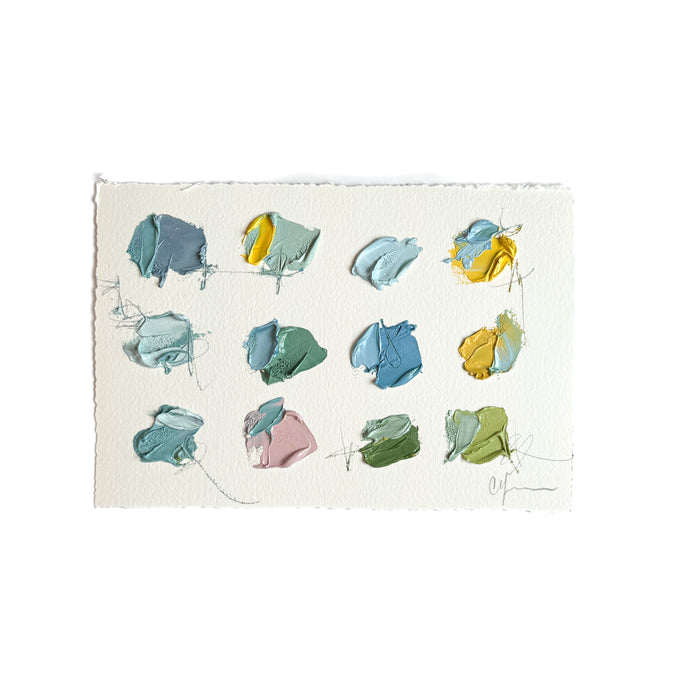 “Study No. 8 2025” 5.75x8” Oil on Paper