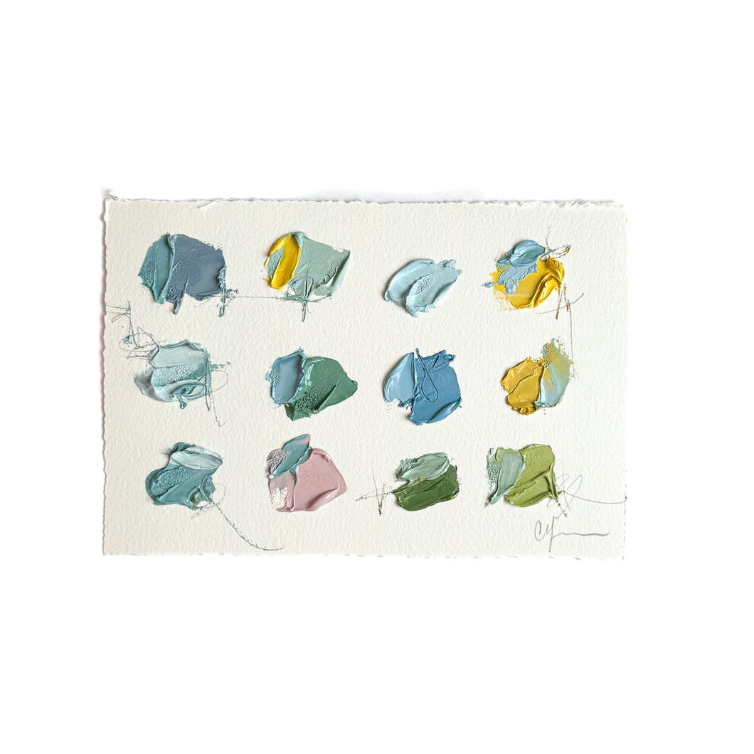 “Study No. 8 2025” 5.75x8” Oil on Paper