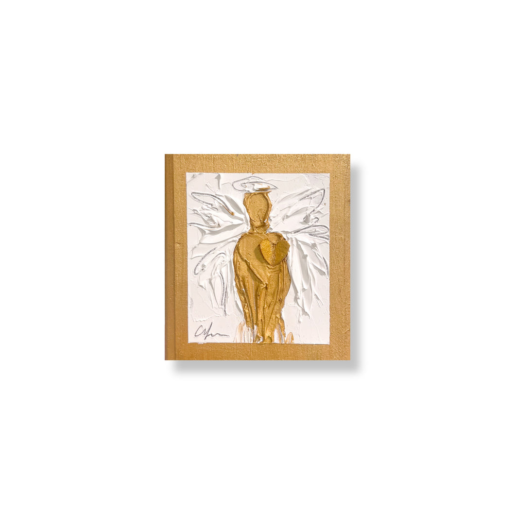 “Little Angel I” - on Wood Block