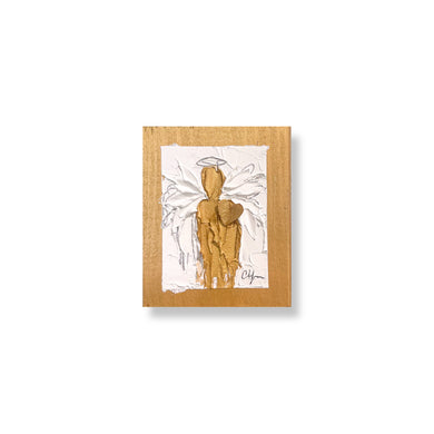 “Little Angel II” - on Wood Block
