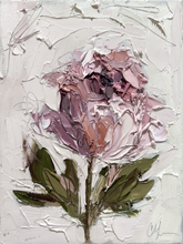 Load image into Gallery viewer, &quot;Pink Peony IX” - 9x12 Oil on Canvas