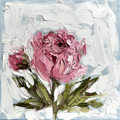 “Peony XXI” 12x12”