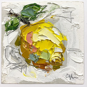 "Little Lemons III" 4x4 inches on Paper