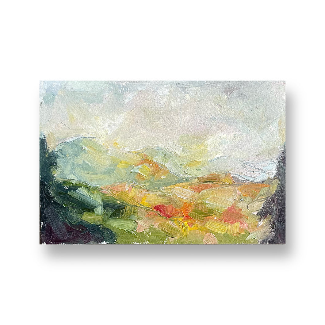 Landscape Study I - 7.5x5 inches on Paper