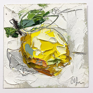 "Little Lemon IV" 4x4 inches on Paper