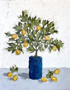 "Limoni Italiani" 60x48” Oil on Canvas