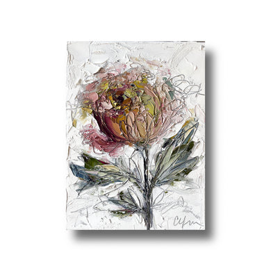 “Peony XXXVI” - 9x12 Oil on Canvas