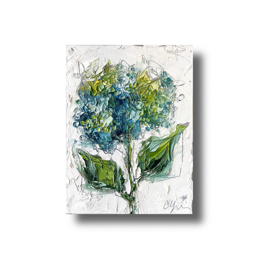 “Hydrangea XX” - 9x12 Oil on Canvas
