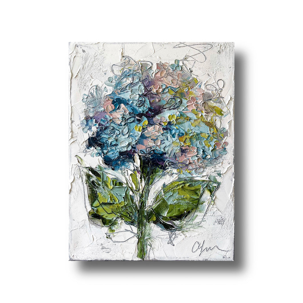 “Hydrangea XVIII”- 9x12 Oil on Canvas