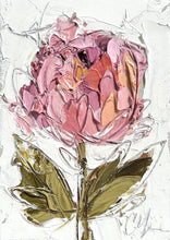 Load image into Gallery viewer, &quot;Spring Peony IV” - 5x7 Oil on Canvas