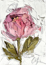 Load image into Gallery viewer, &quot;Spring Peony III” - 5x7 Oil on Canvas