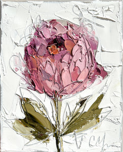 "Spring Peony IX” - 8x10 Oil on Canvas