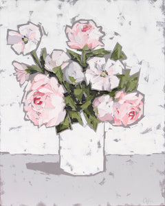 “Peonies in White III”