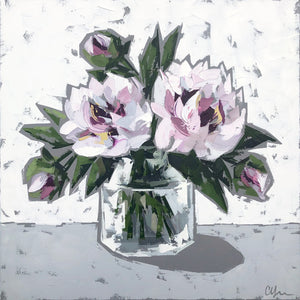 SOLD - “Peonies in Glass no. 3”
