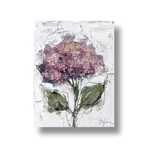 ”Hydrangea Botanical VII” - 11x14 Oil on Canvas