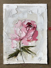 Load image into Gallery viewer, “Peony Vignette IX” 7x5” Oil/Graphite on Paper