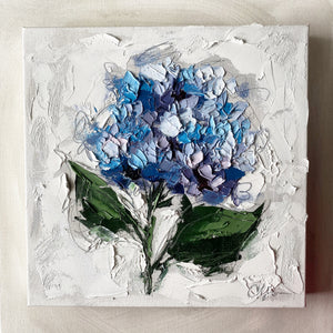 “French Hydrangea II” 12x12 Oil on Canvas