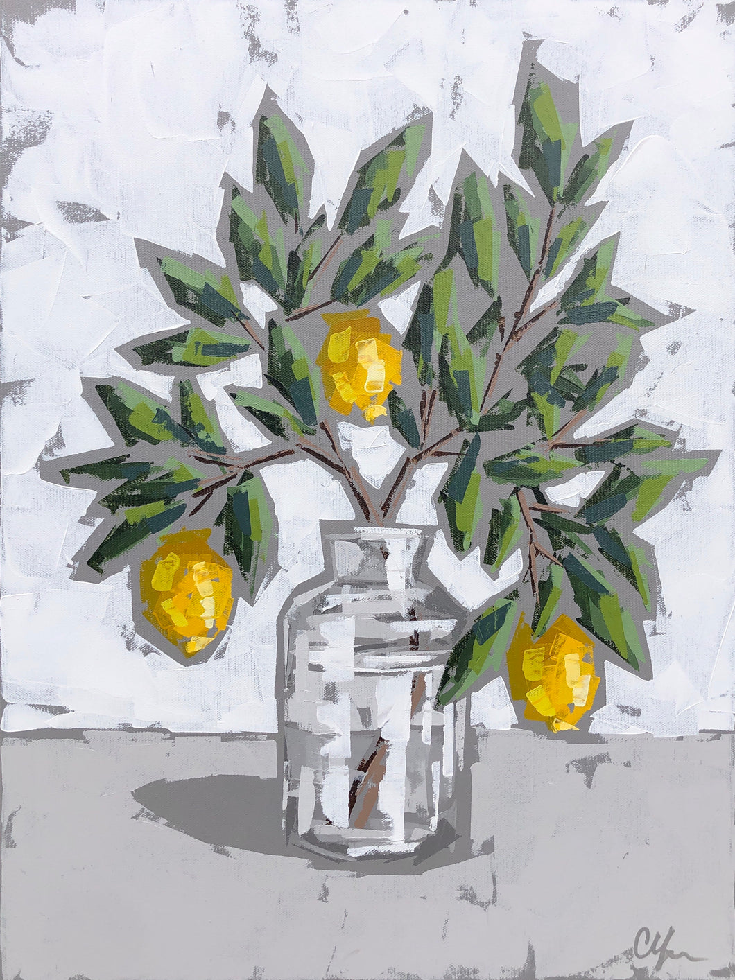 “Lemons in Glass III”