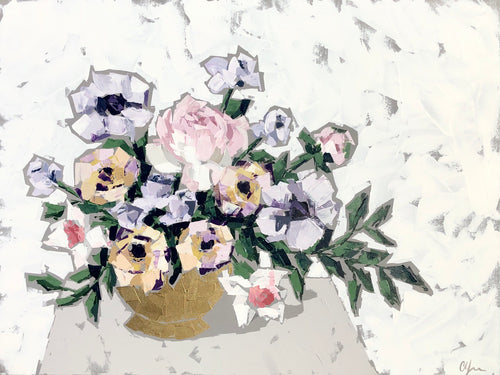“Posies in Gold IV” 36x48