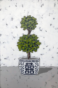 “Double Happiness Topiary II”