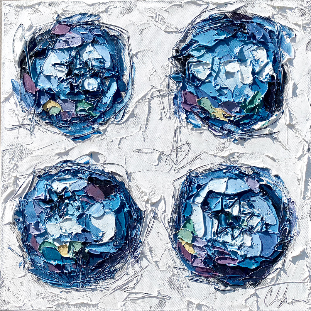 Blueberries II - 12x12 Oil