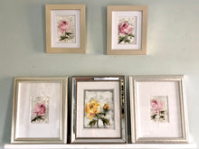 Load image into Gallery viewer, “Peony Vignette IX” 7x5” Oil/Graphite on Paper