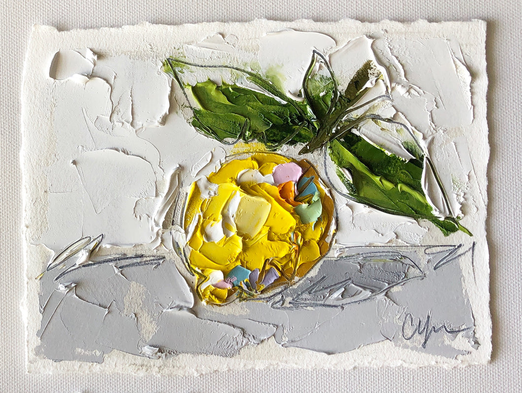“Little Lemon I” - 5x7 Oil on Paper