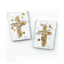 Load image into Gallery viewer, “Cross and Dragonfly”- 5x7 Oil on Canvas