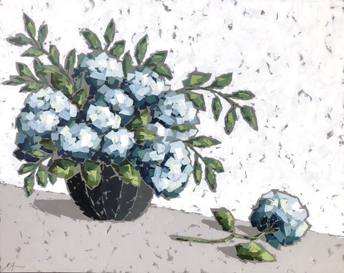 “End of Summer Hydrangeas” | 48x60x1.5”