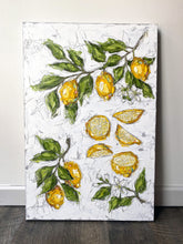 Load image into Gallery viewer, Lemon Botanical I - 24x36 Oil