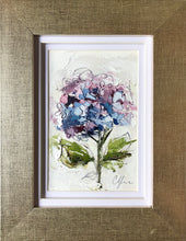 Load image into Gallery viewer, “Little Hydrangea II” 6x4 (9x7) Oil/Graphite on Paper