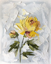 Load image into Gallery viewer, “PEONY VIGNETTE XXXIV” 16.5x13.5 (10x8) Oil/Graphite on Paper