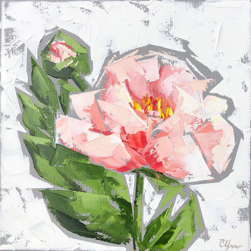 “Peonies no. 10” 12x12
